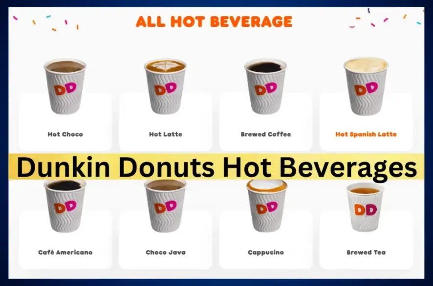 Dunkin Donuts Hot Beverages Menu Prices