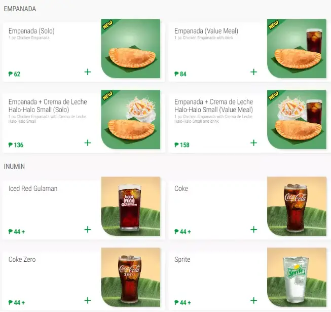 Mang Inasal Inumin Atbp Menu Prices